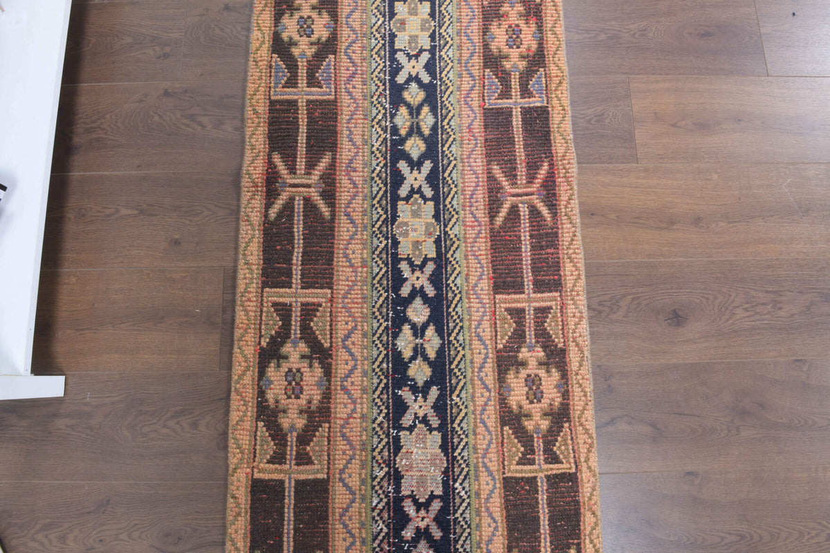 2x10 Handmade Patchwork Runner Rug