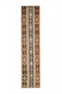 2x10 Handmade Patchwork Runner Rug