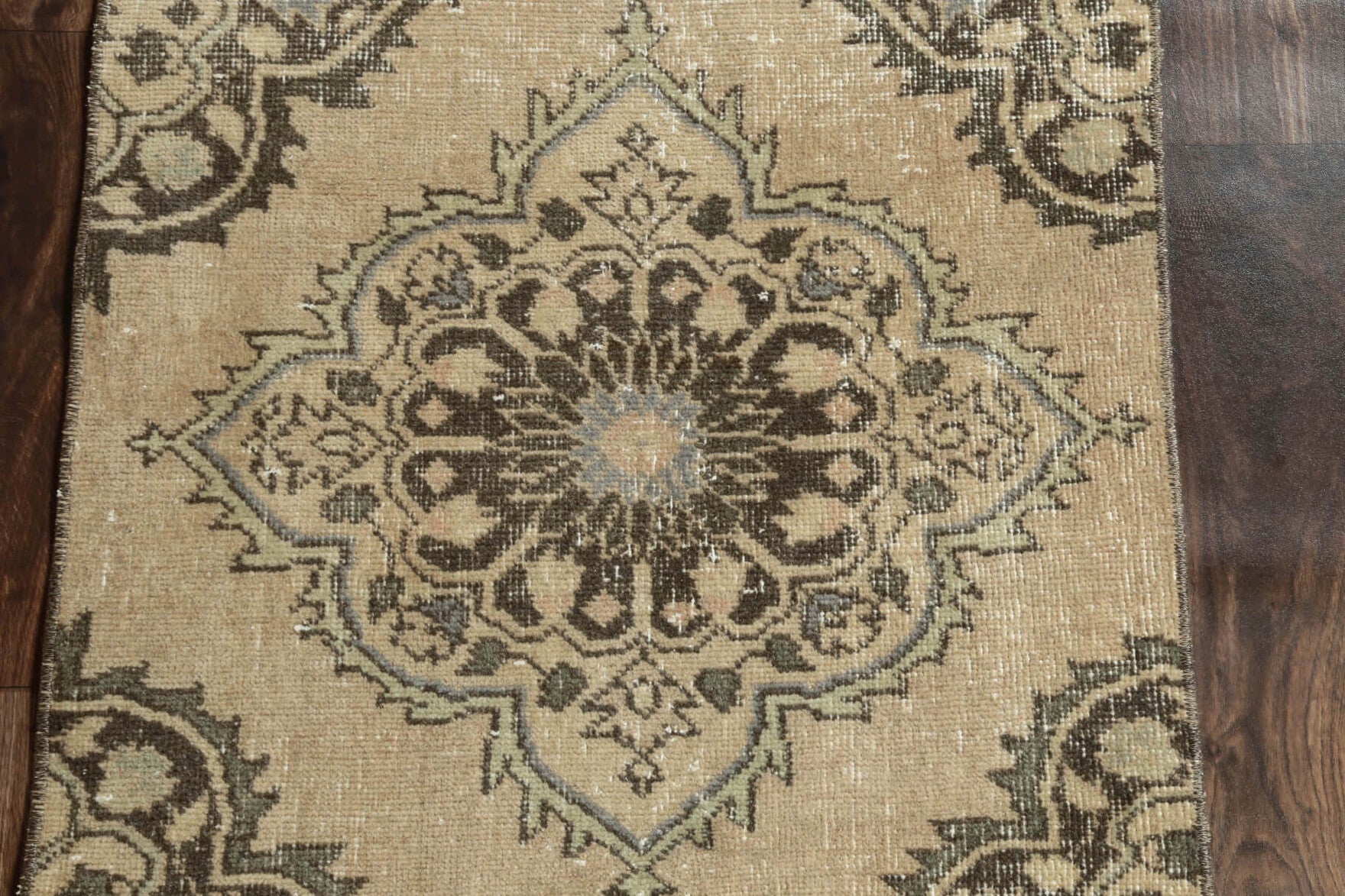 Vintage Oushak Runner Rug