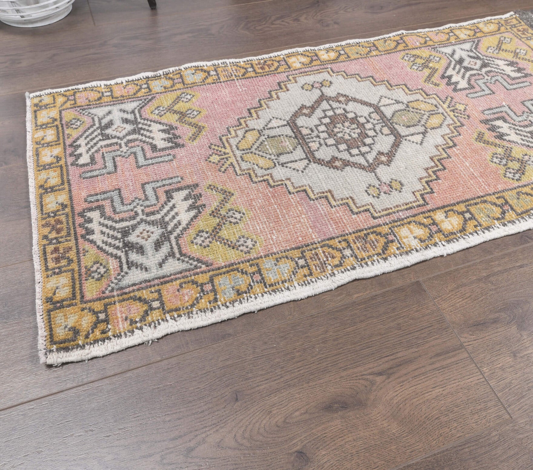 Vintage Triplets Anatolian Runner Rug
