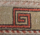 Authentic Anatolian vintage patchwork runner rug (1970s) with ikat design – one-of-a-kind at Fame Rugs