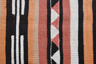 Authentic Anatolian vintage kilim runner rug (1960s) with striped design – one-of-a-kind at Fame Rugs