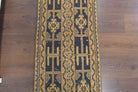 One-of-a-kind 1970s Anatolian vintage patchwork runner rug in wool, 1'10" x 10'8"