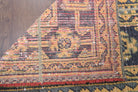 Handmade wool runner from Anatolia, Turkey – 2x11 Handmade Patchwork Runner Rug 1'10" x 10'8"