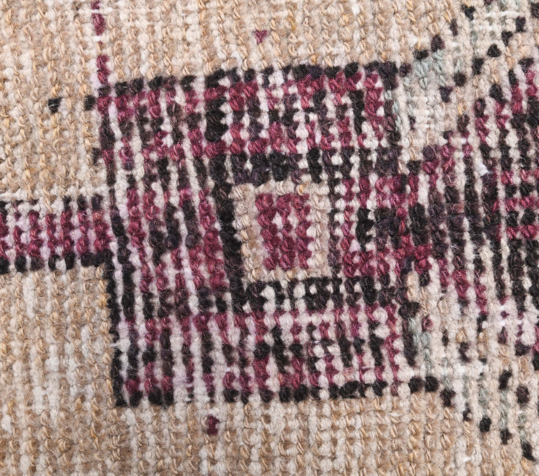 Authentic Anatolian vintage runner rug (1970s) with geometric design – one-of-a-kind at Fame Rugs