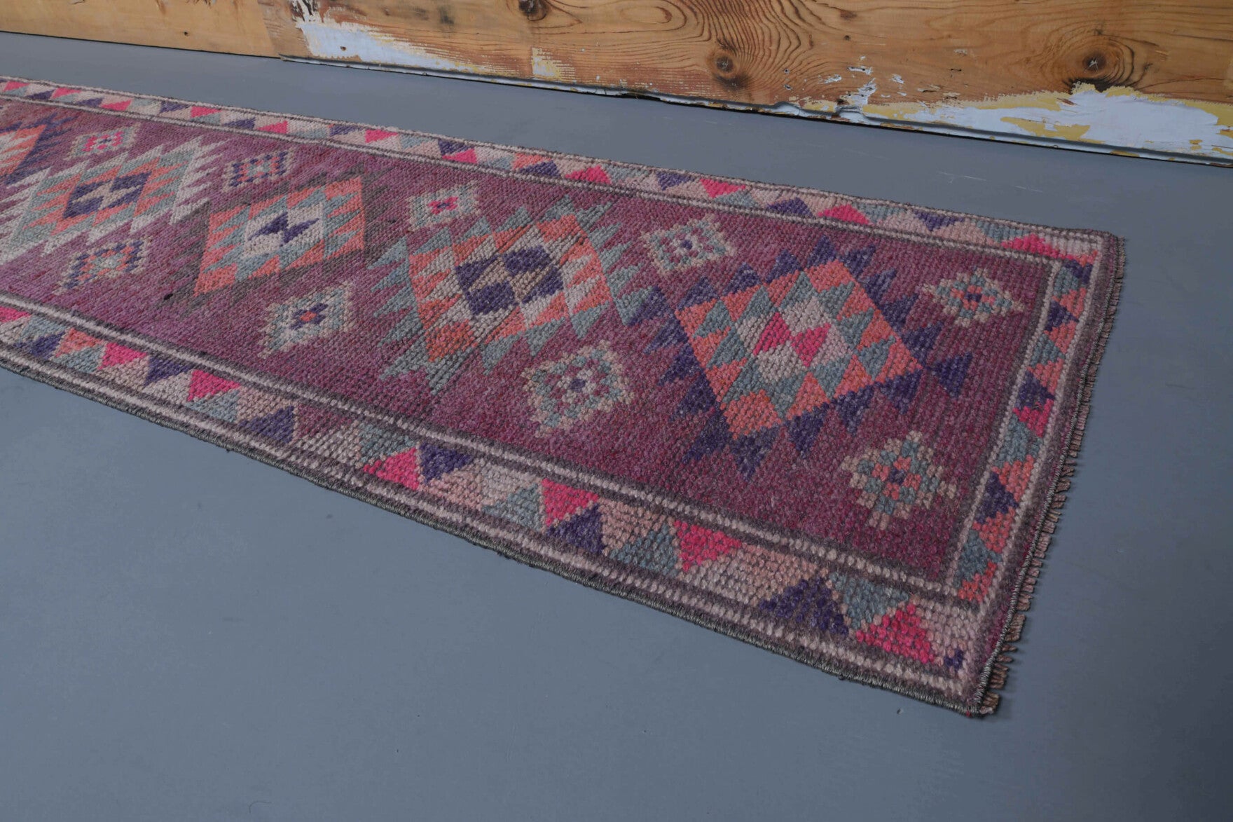 Vintage Purple Runner Rug