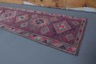 Vintage Purple Runner Rug
