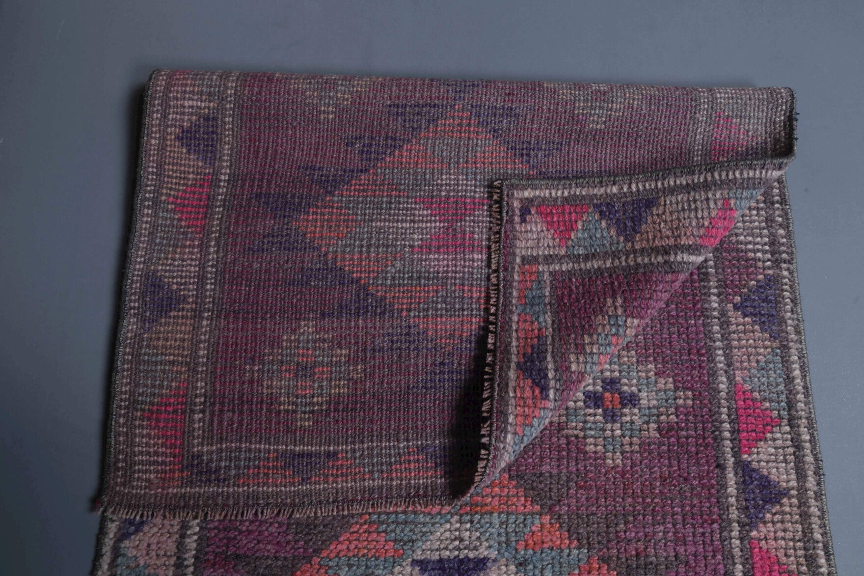 Vintage Purple Runner Rug