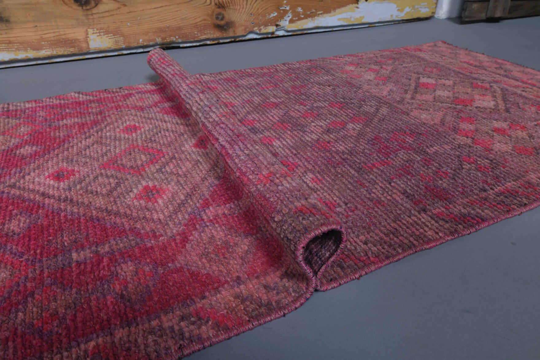 Vintage Pink Runner Rug