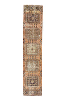 Vintage Oushak Runner Rug - 24139
