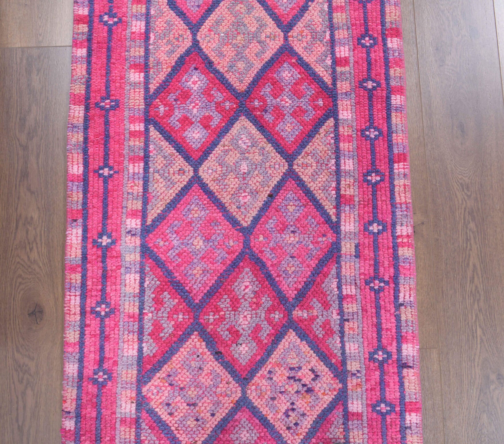 One-of-a-kind 1970s Anatolian vintage runner rug in wool, 2'5" x 11'4"