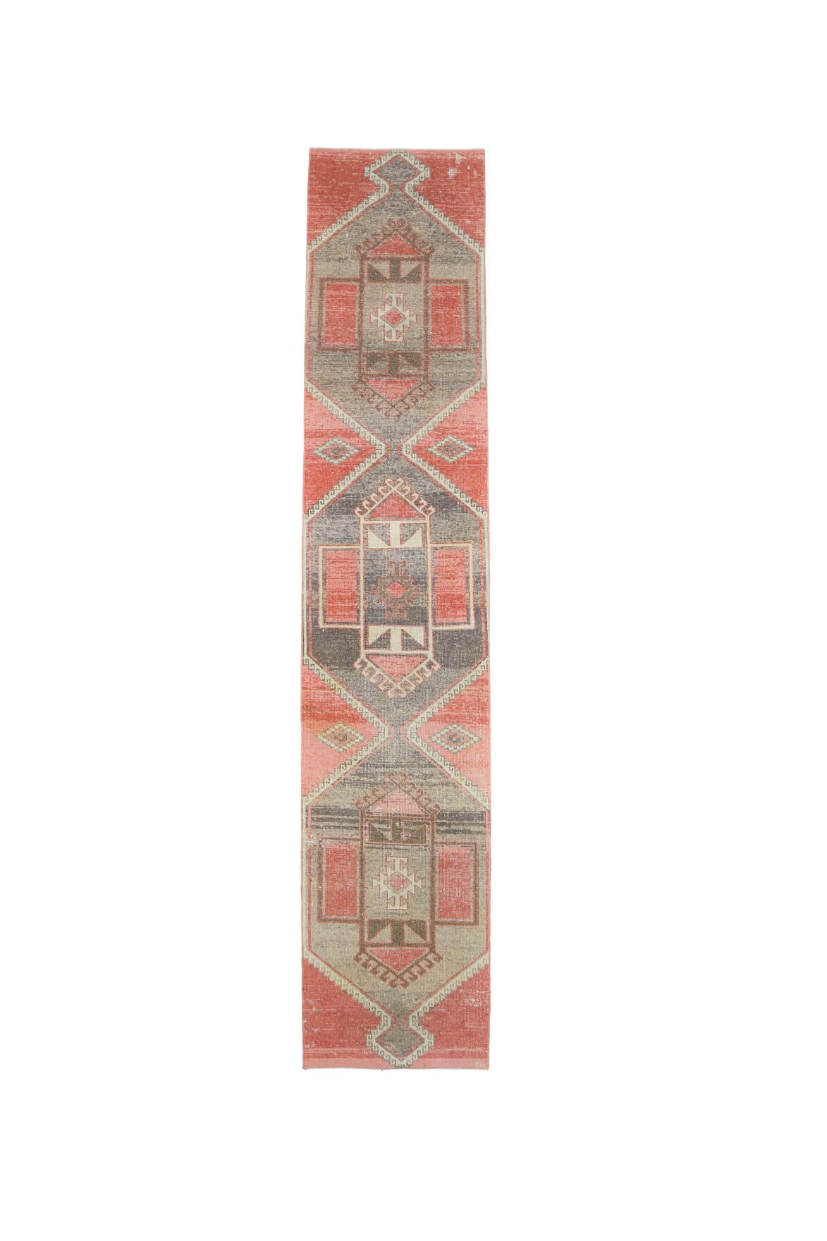 2x12 Wool Vintage Runner Rug