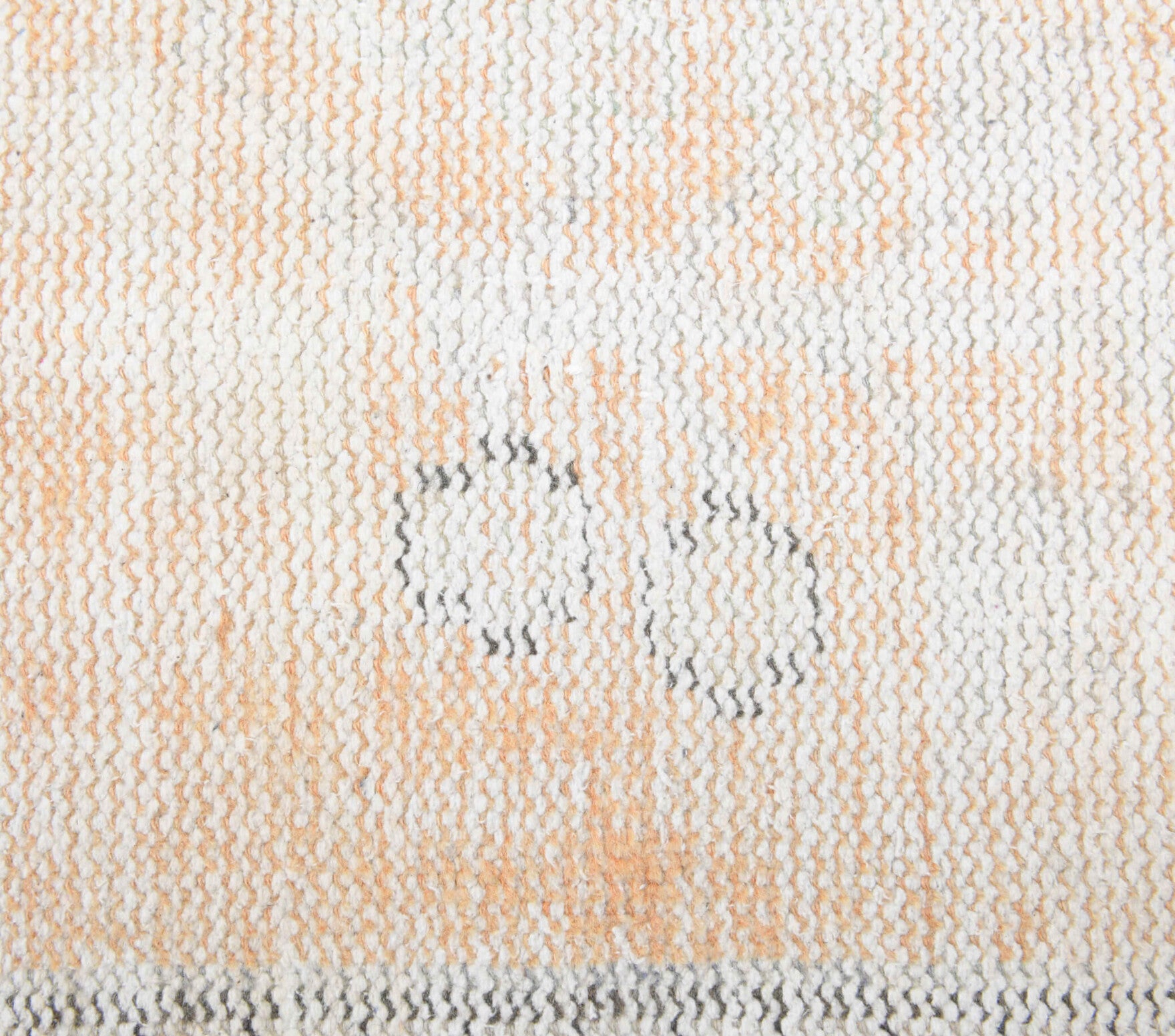 Papatyacihan rug: 1950s handmade Anatolian rug with abstract motifs and cotton backing