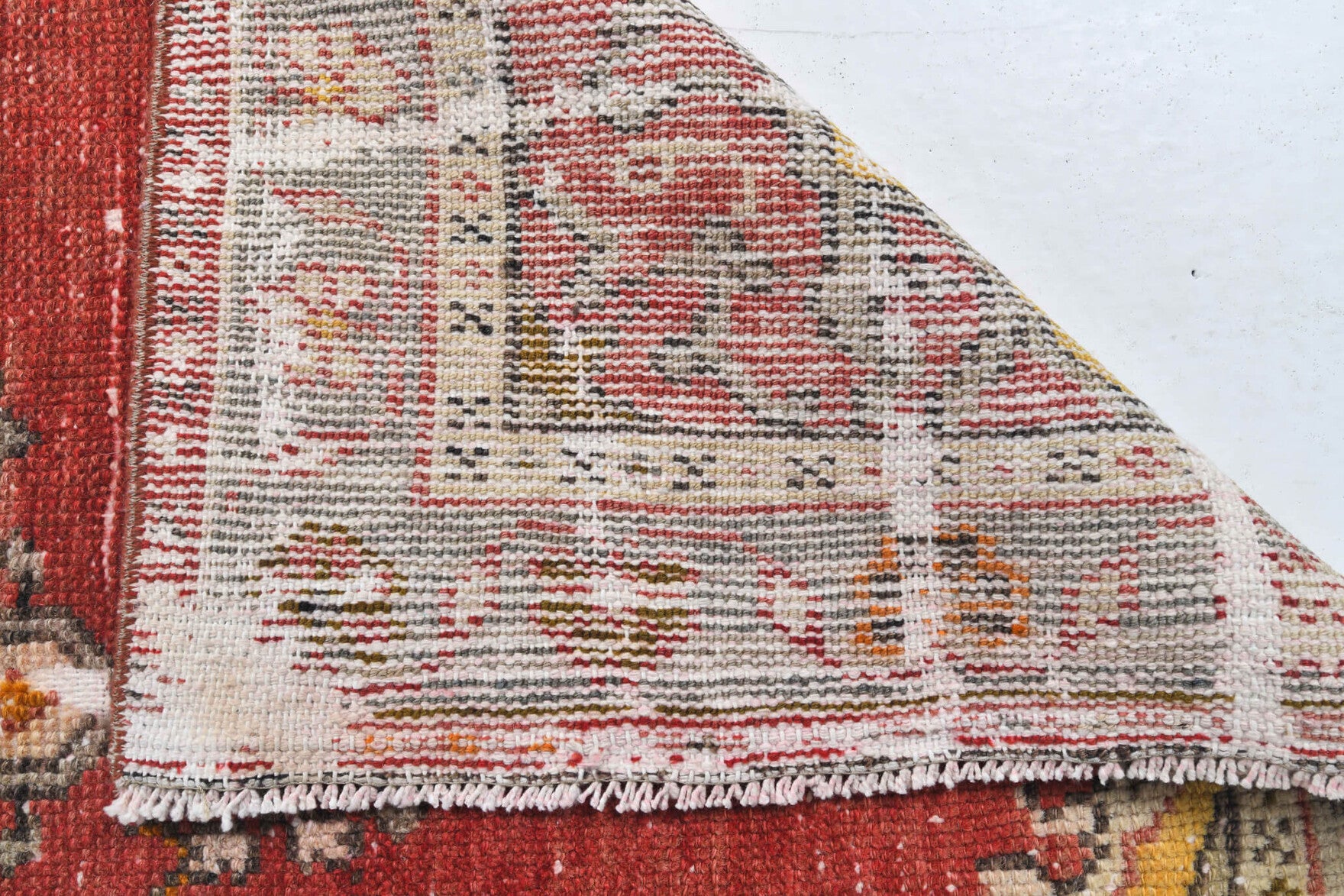 Vintage Anatolian Red Small Rug