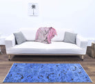 Authentic Anatolian vintage runner rug (1970s) with floral design – one-of-a-kind at Fame Rugs