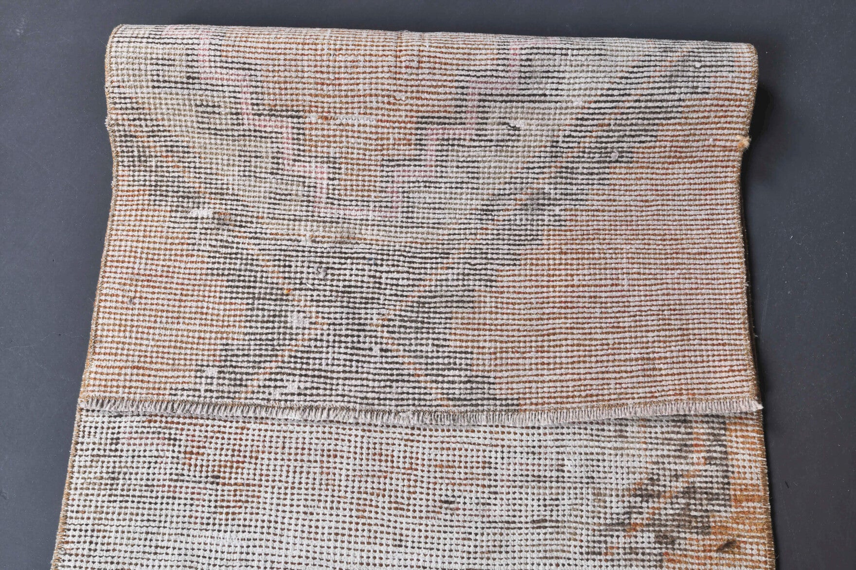Vintage Oushak Runner Rug