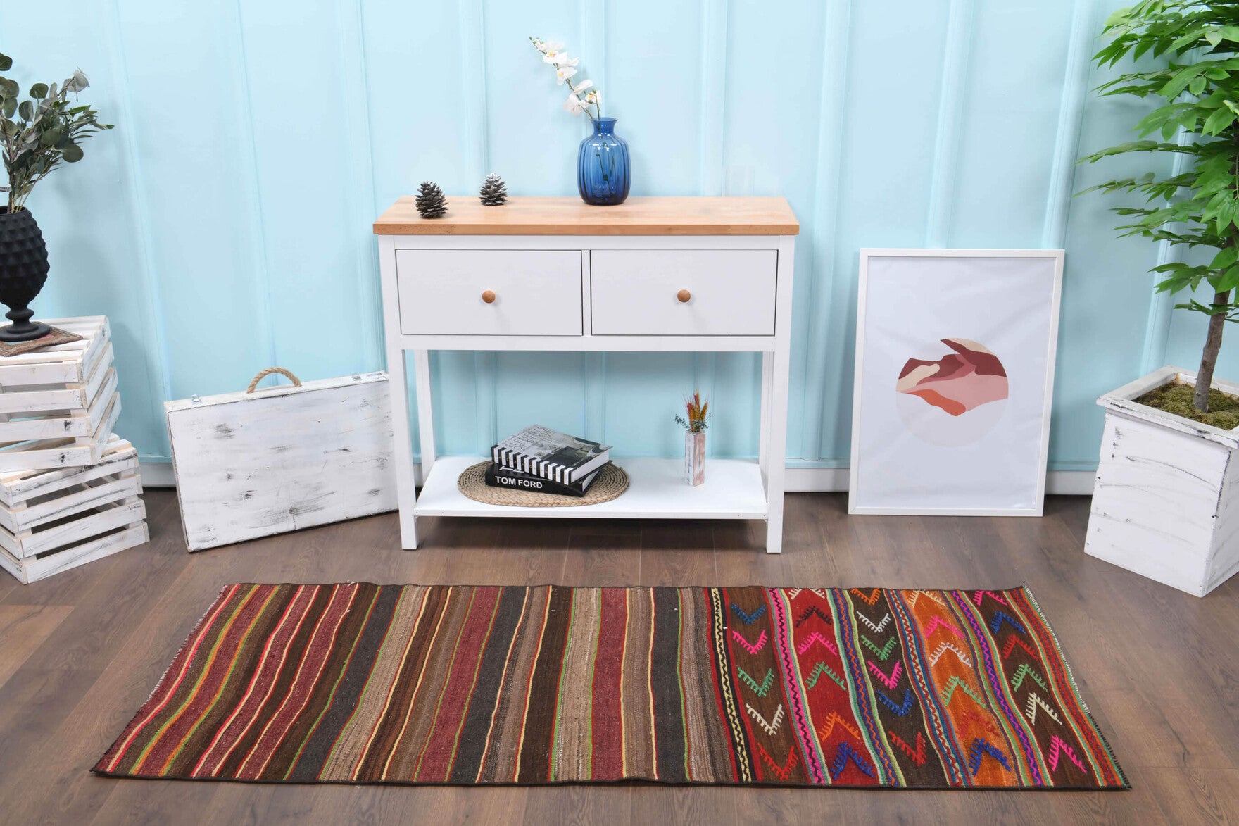 Vintage Kilim Runner Rug