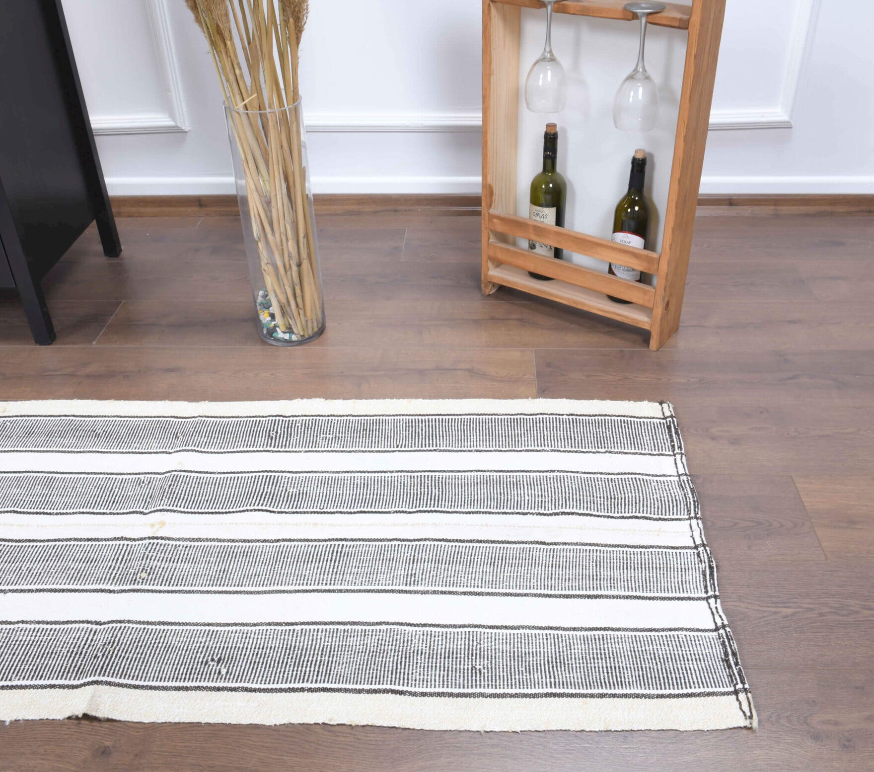 67x170 cm vintage kilim Anatolian runner rug – Yakutefruz, flatweave, wool