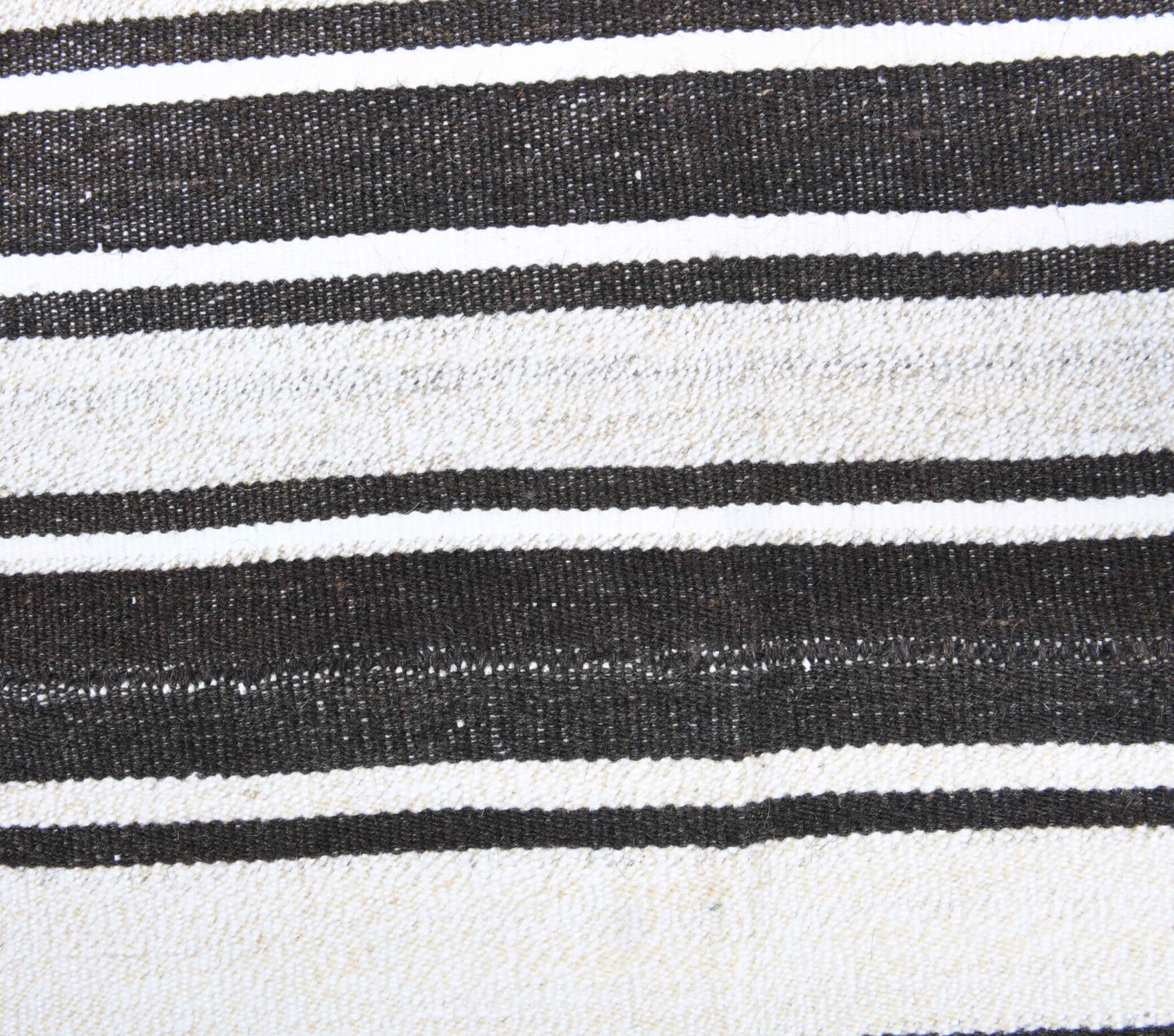 Vefabike runner: 1960s handwoven flatweave Anatolian runner with striped motifs