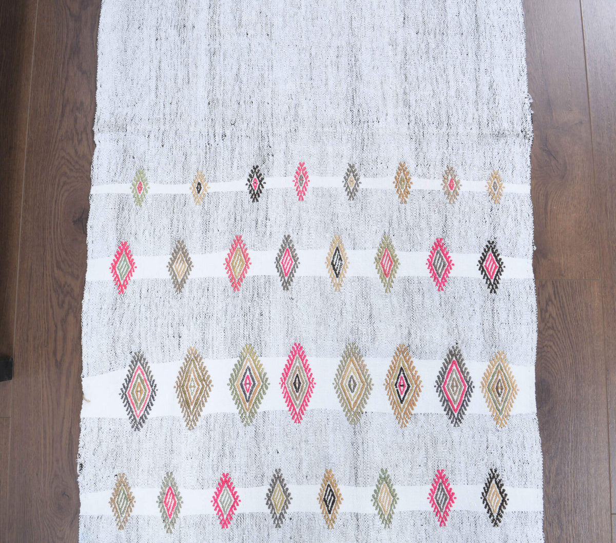 2x6 Wool Vintage Kilim Runner Rug