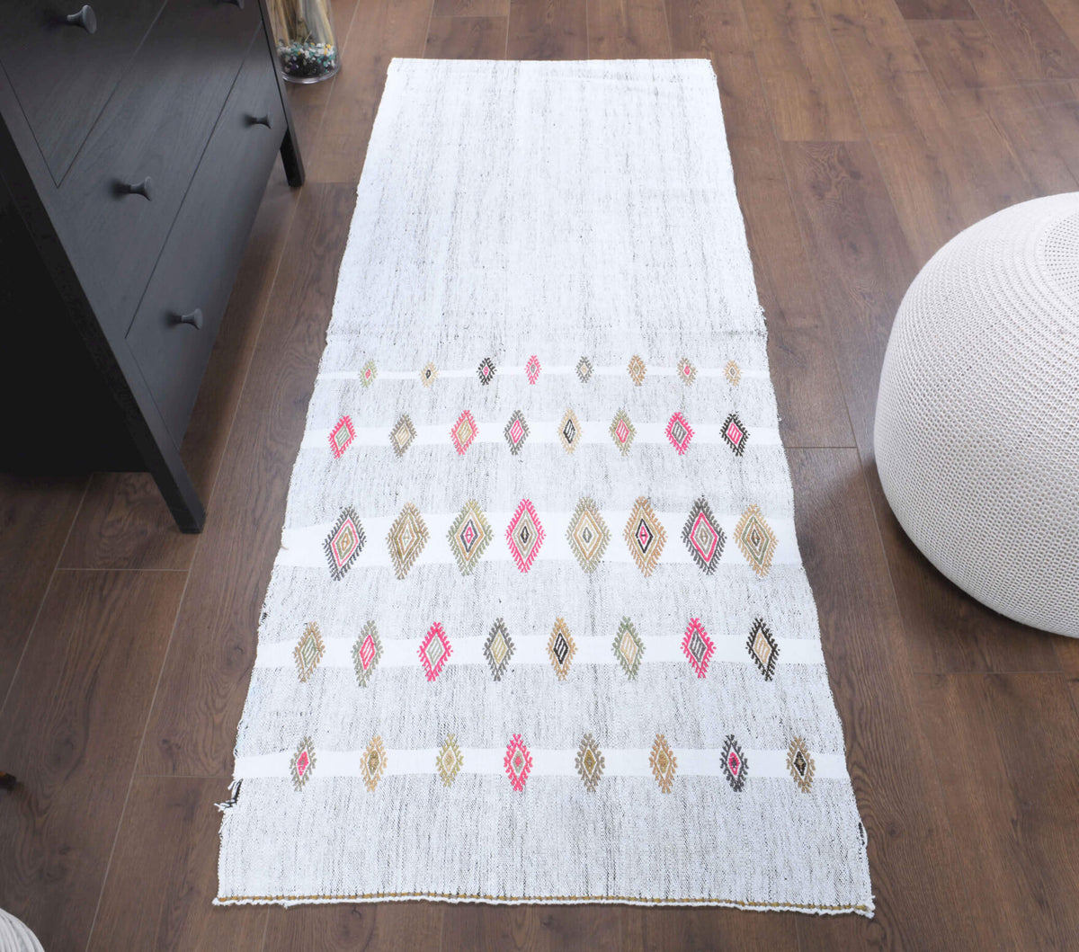 2x6 Wool Vintage Kilim Runner Rug