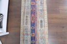 2x7 Handmade Patchwork Runner Rug