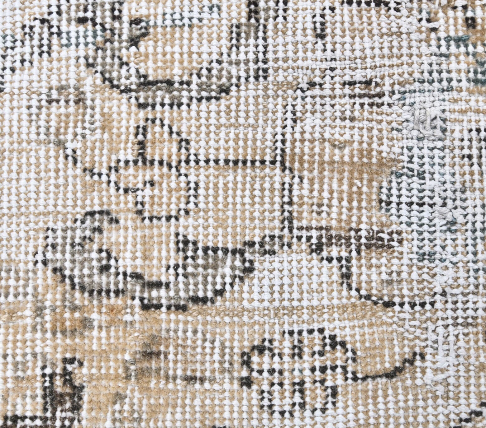 Pale Orange Oushak Runner Rug