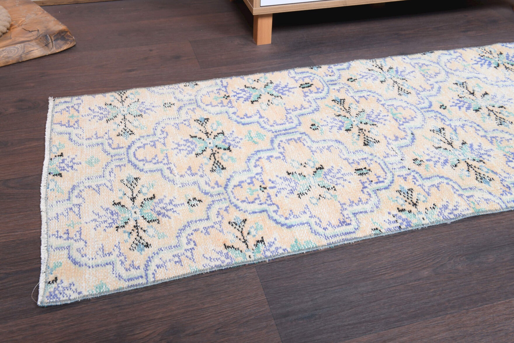 One-of-a-kind 1970s Anatolian vintage runner rug in wool, 2' x 6'11"