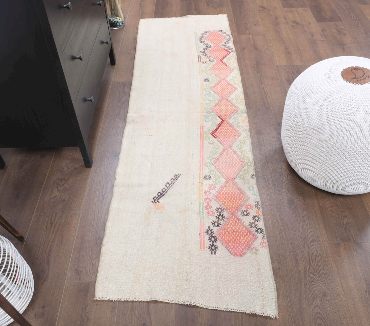 2x7 Vintage Kilim Runner Rug
