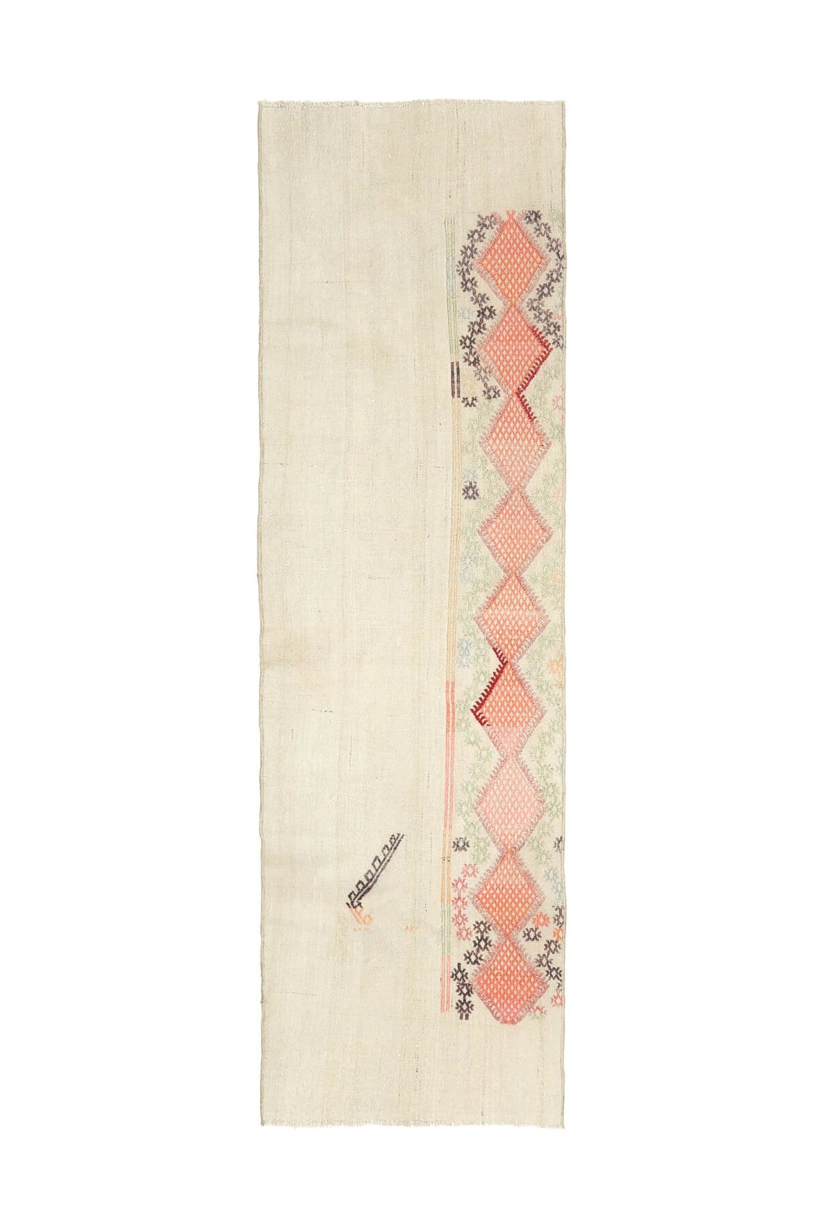 2x7 Vintage Kilim Runner Rug