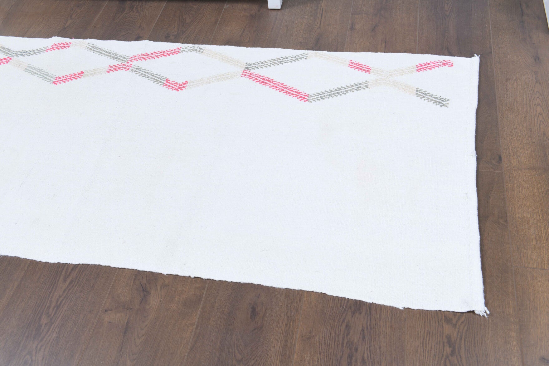 73x211 cm vintage kilim Anatolian runner rug – Yagmursever, flatweave, wool