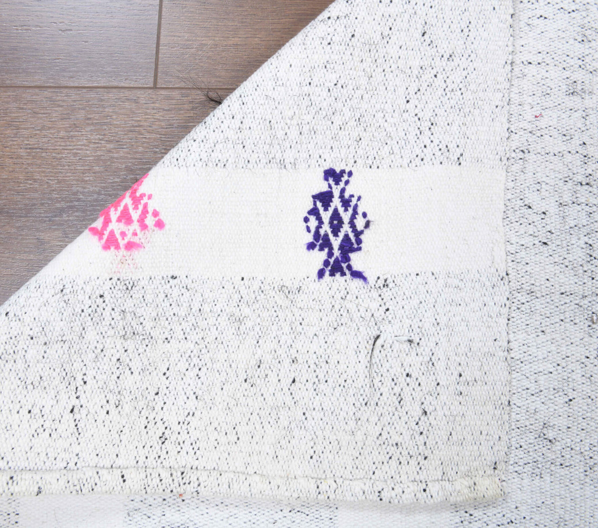 2x7 Wool Vintage Flatweave Runner Rug