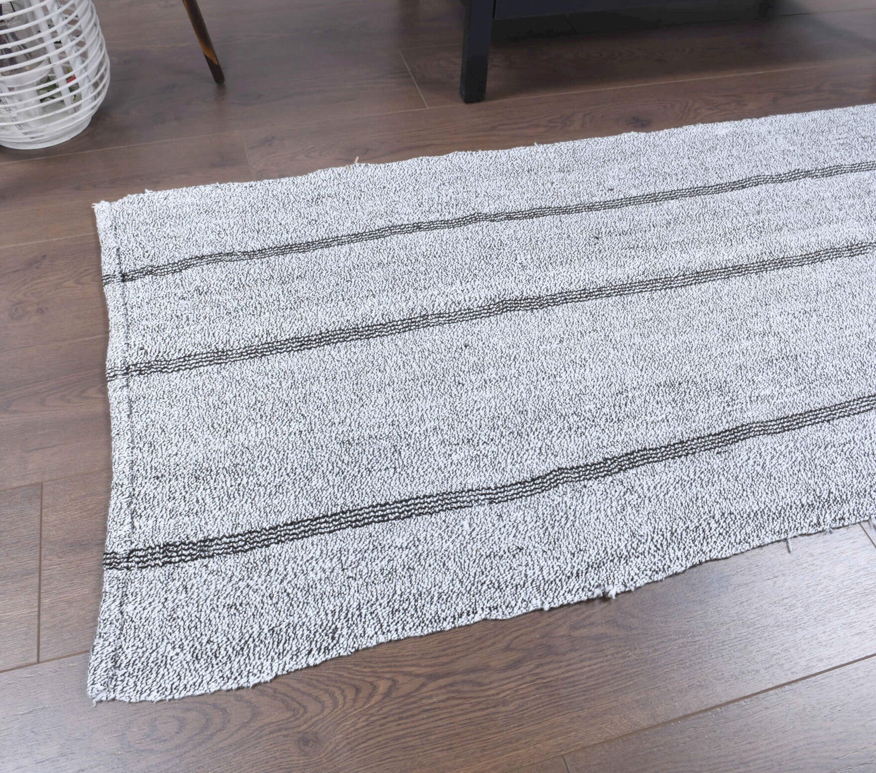 One-of-a-kind 1960s Anatolian vintage kilim runner rug in wool, 2'4" x 6'7"