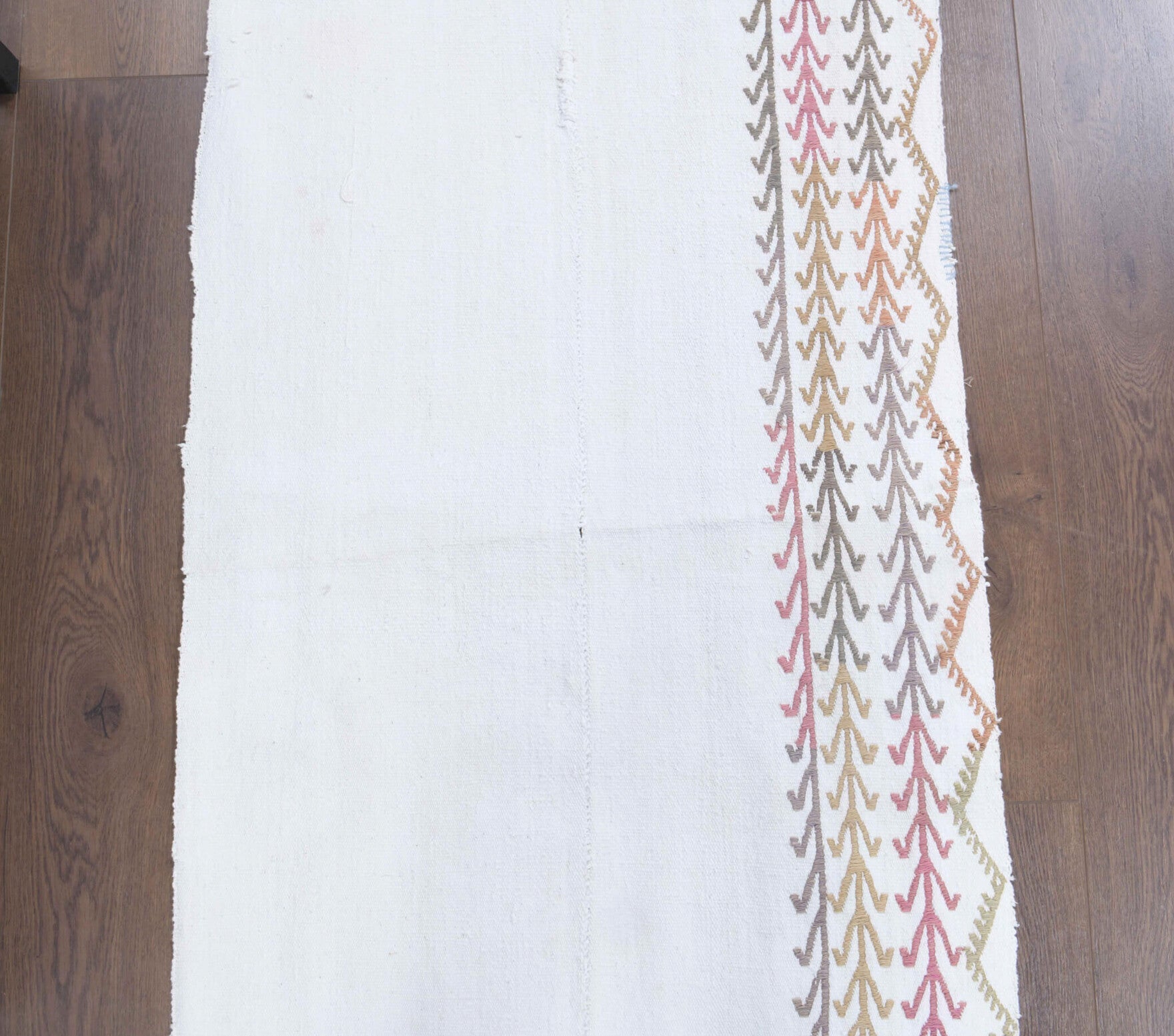 70x210 cm vintage kilim Anatolian runner rug – Taspinar, flatweave, wool