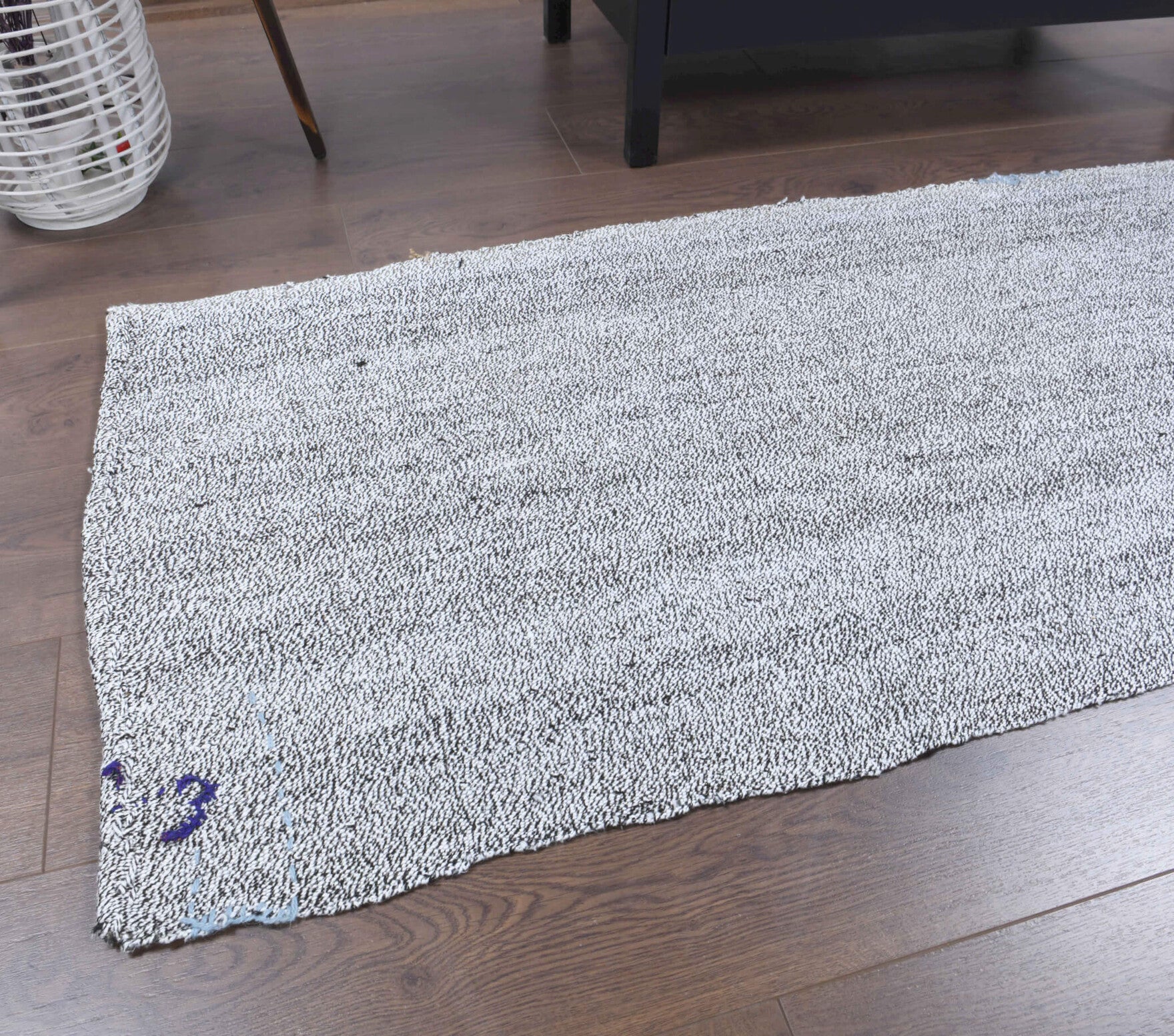 One-of-a-kind 1960s Anatolian vintage kilim runner rug in wool, 2'2" x 6'10"