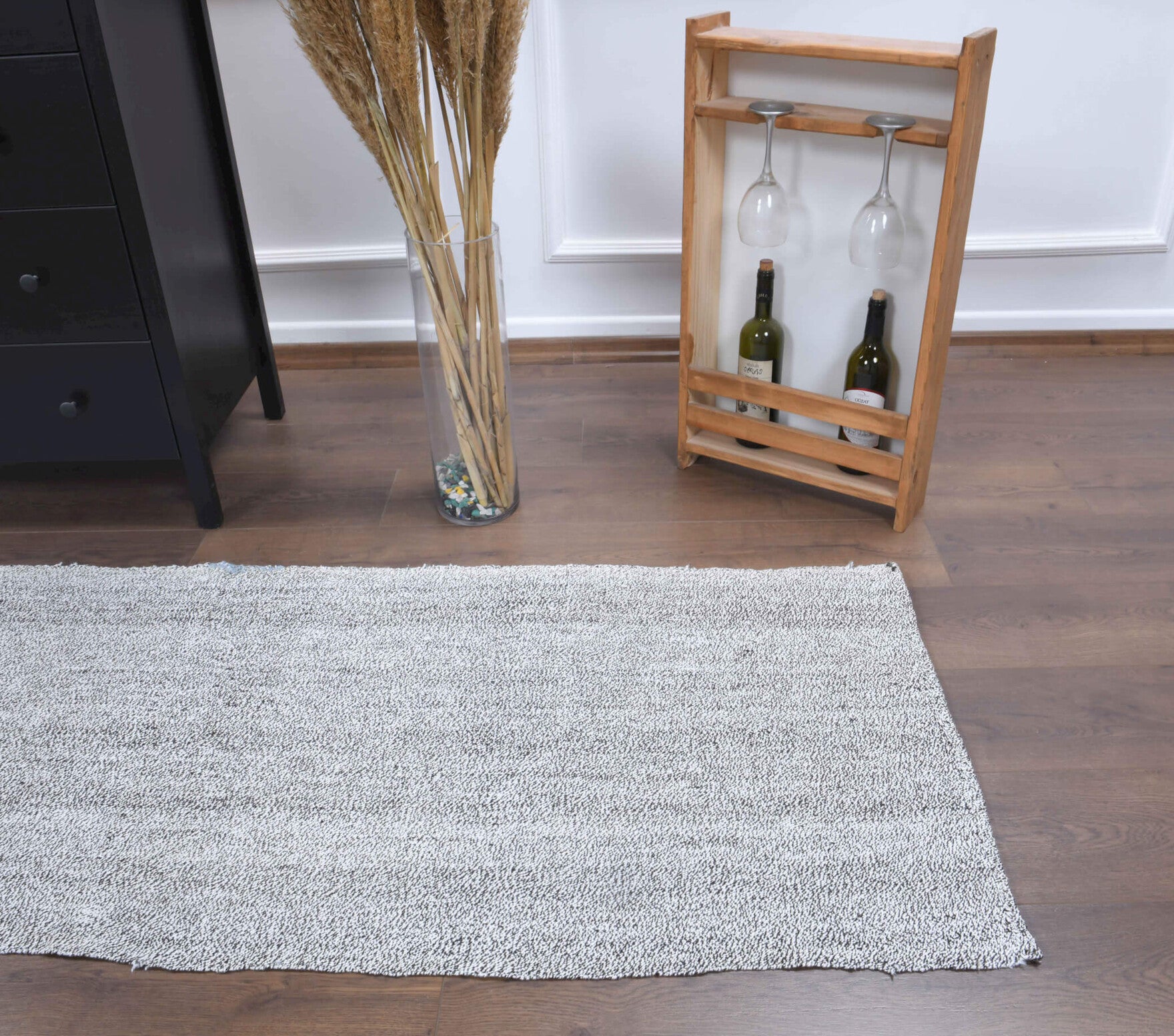 Handwoven flatweave wool runner from Anatolia, Turkey – 2x7 Wool Vintage Kilim Runner Rug 2'2" x 6'10"