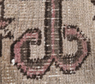Vintage Brown Oushak Runner Rug