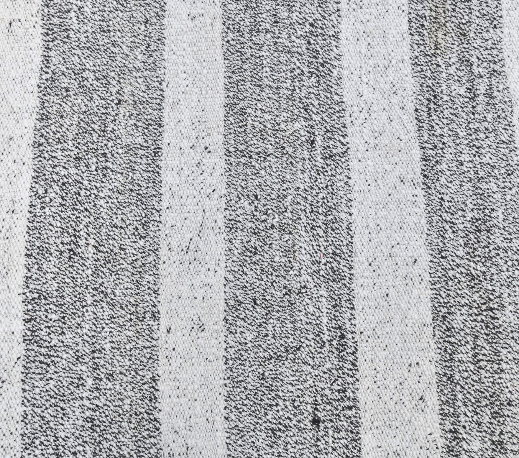 2x8 Vintage Kilim White Striped Runner Rug