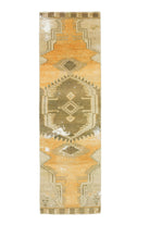 2x8 Wool Oushak Vintage Runner Rug