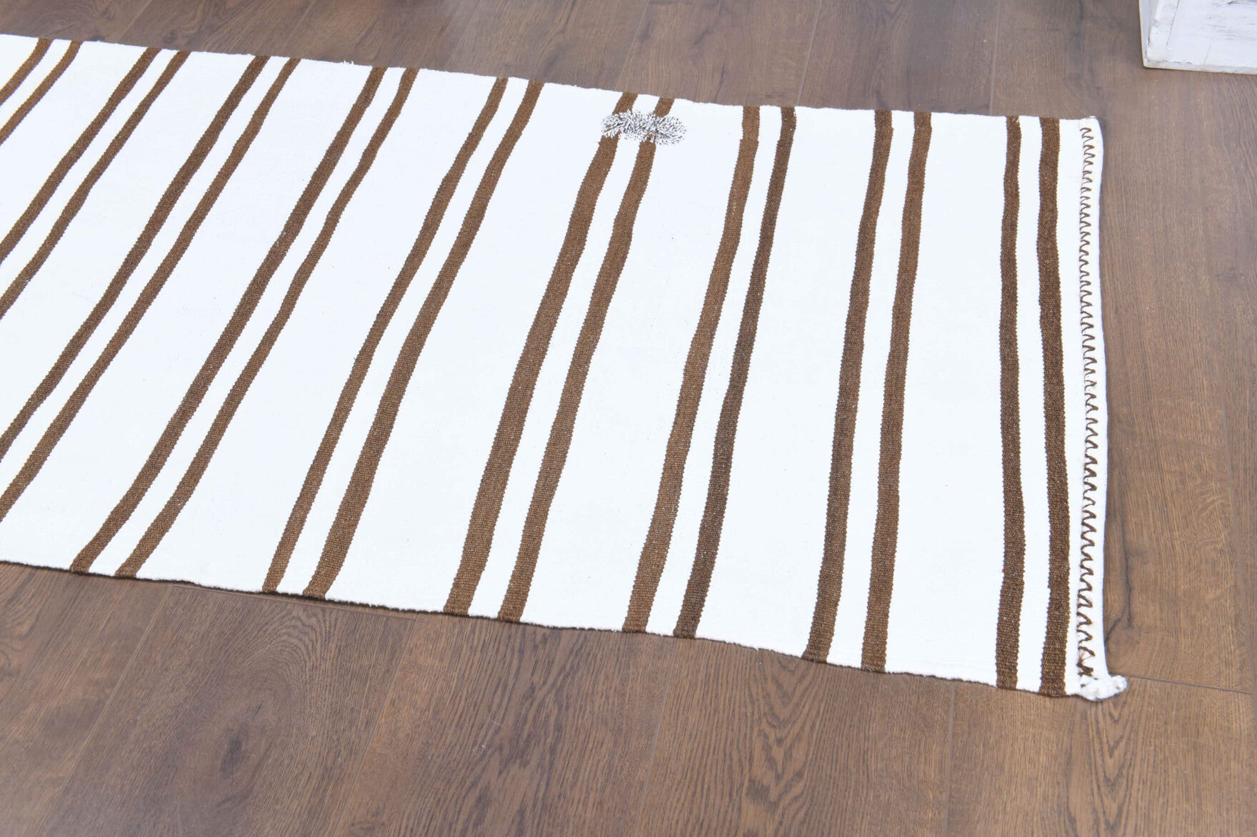 67x238 cm vintage kilim Anatolian runner rug – Vildan, flatweave, wool