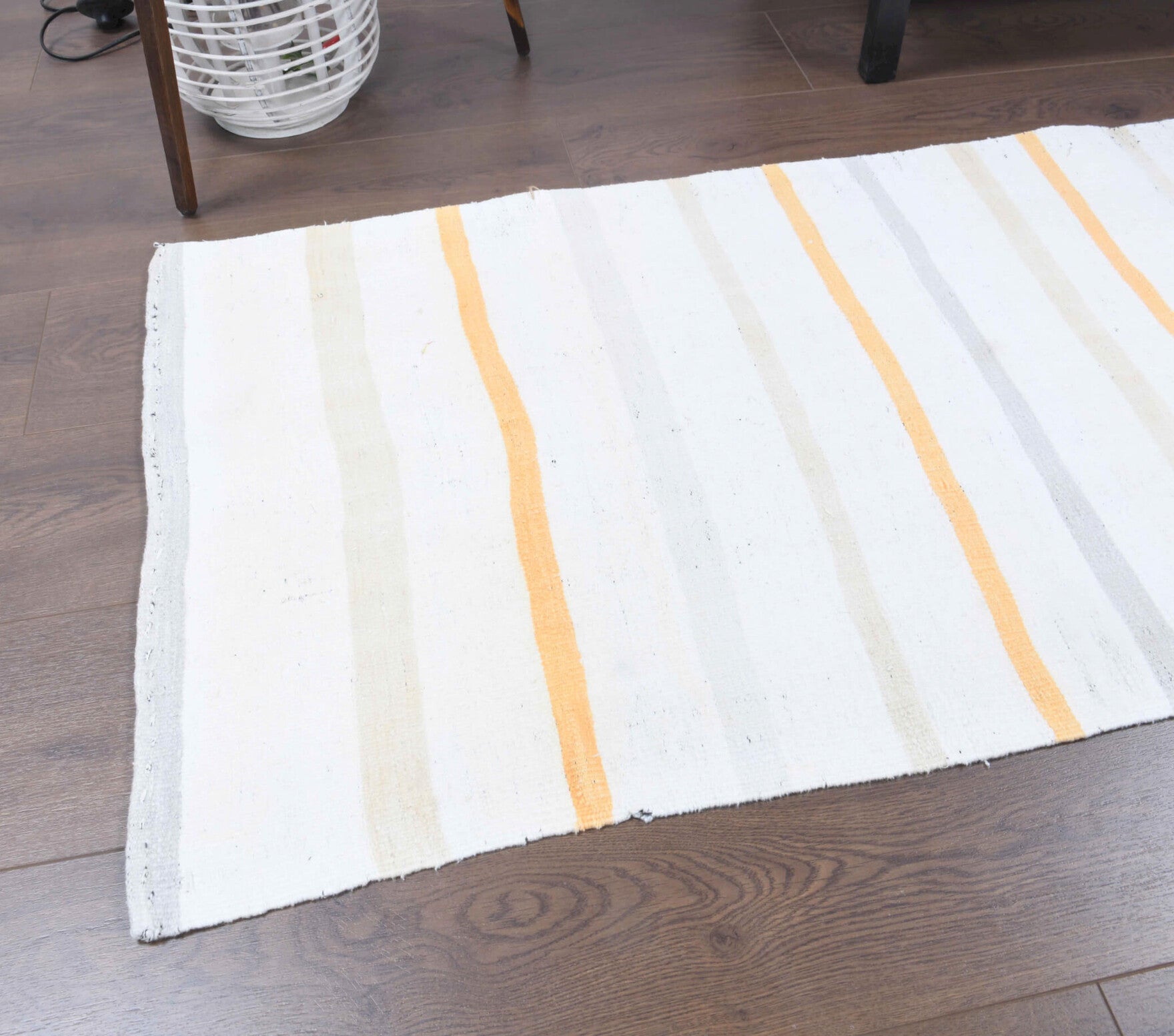 One-of-a-kind 1960s Anatolian vintage kilim runner rug in wool, 2'2" x 8'4"