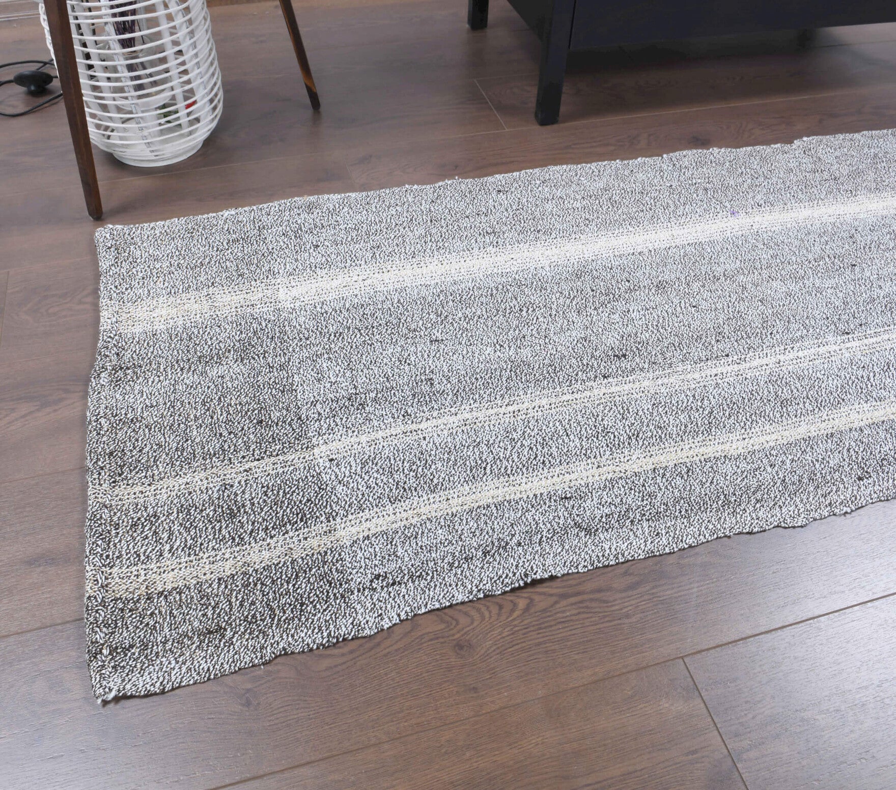 One-of-a-kind 1960s Anatolian vintage kilim runner rug in wool, 2'4" x 7'7"