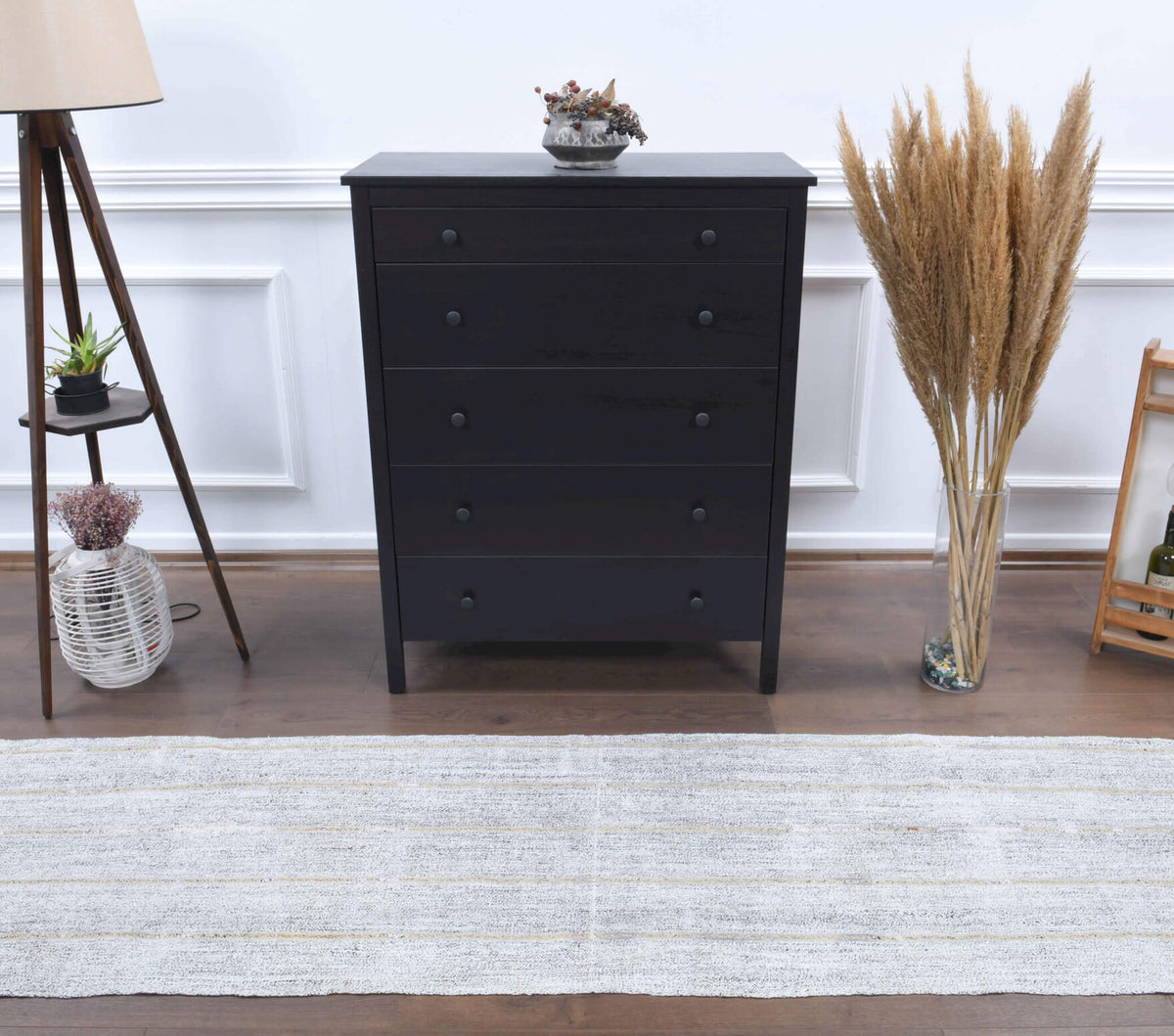 2x9 Wool Flatweave Vintage Runner Rug