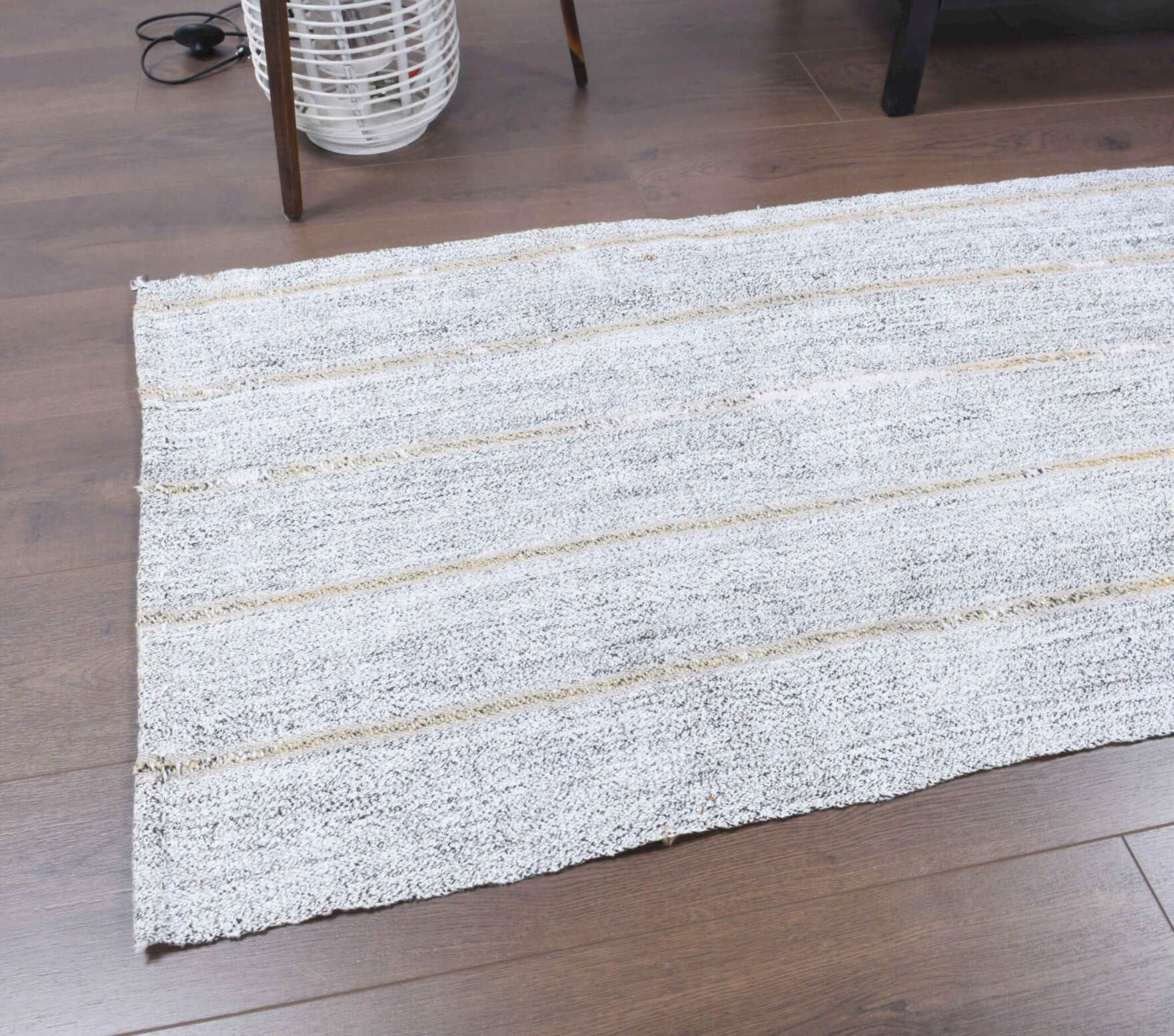 One-of-a-kind 1970s Anatolian vintage kilim runner rug in wool, 2'4" x 8'9"