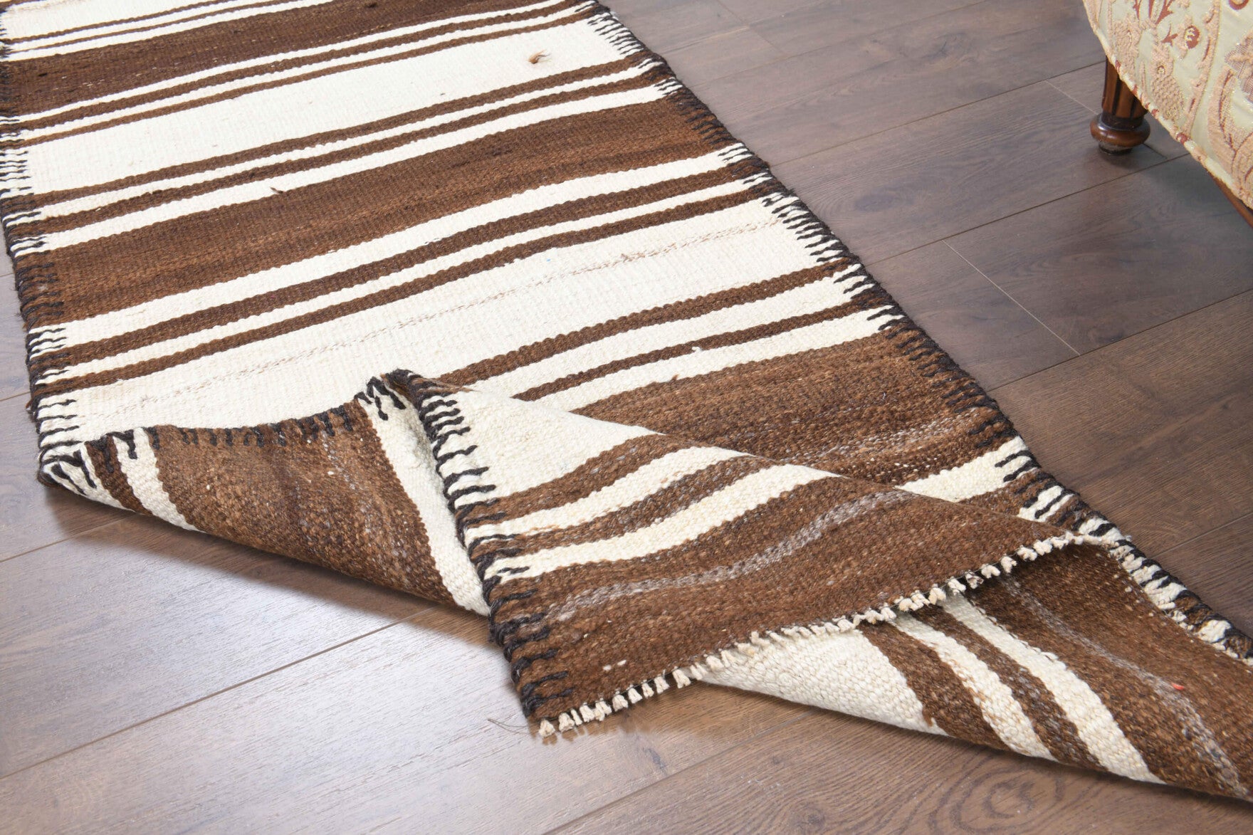 71x275 cm vintage Anatolian runner rug – Sedefsad, low pile, wool
