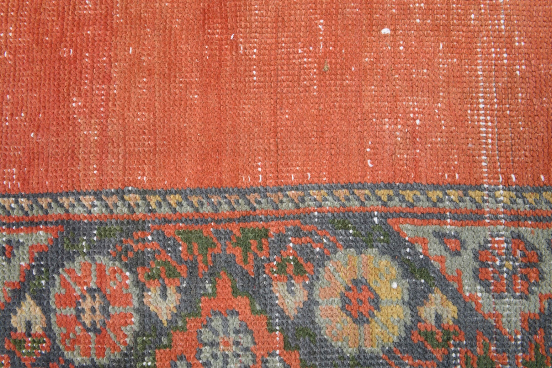 2x9 Bordered Vintage Runner Rug
