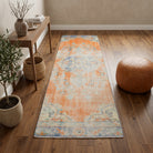 Oriental pattern on the Zibaisik vintage runner rug – handmade in Anatolia, Turkey