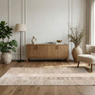 Oriental pattern on the Aristanthe vintage patchwork runner rug – handmade in Anatolia, Turkey