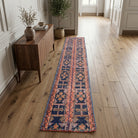 Oriental pattern on the Aretepetra vintage patchwork runner rug – handmade in Anatolia, Turkey