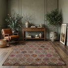 Pattern on the Zerara vintage kilim runner rug – handwoven flatweave in Anatolia, Turkey